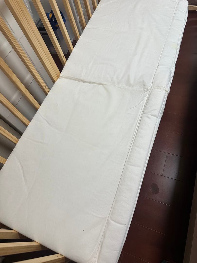 そいねーる3 木製ベビーベッド マットレス付き