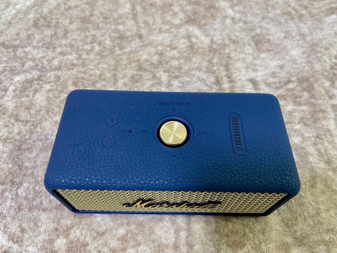 ⭕️美品。国内正規品⭕️Marshall Emberton III ネイビー