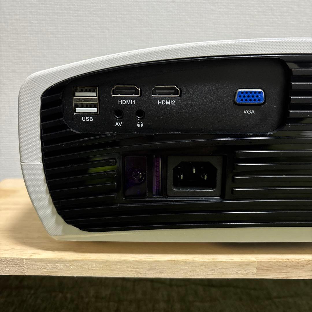 美品✨ 家庭用プロジェクター 1080P 6500lm 最大300インチ