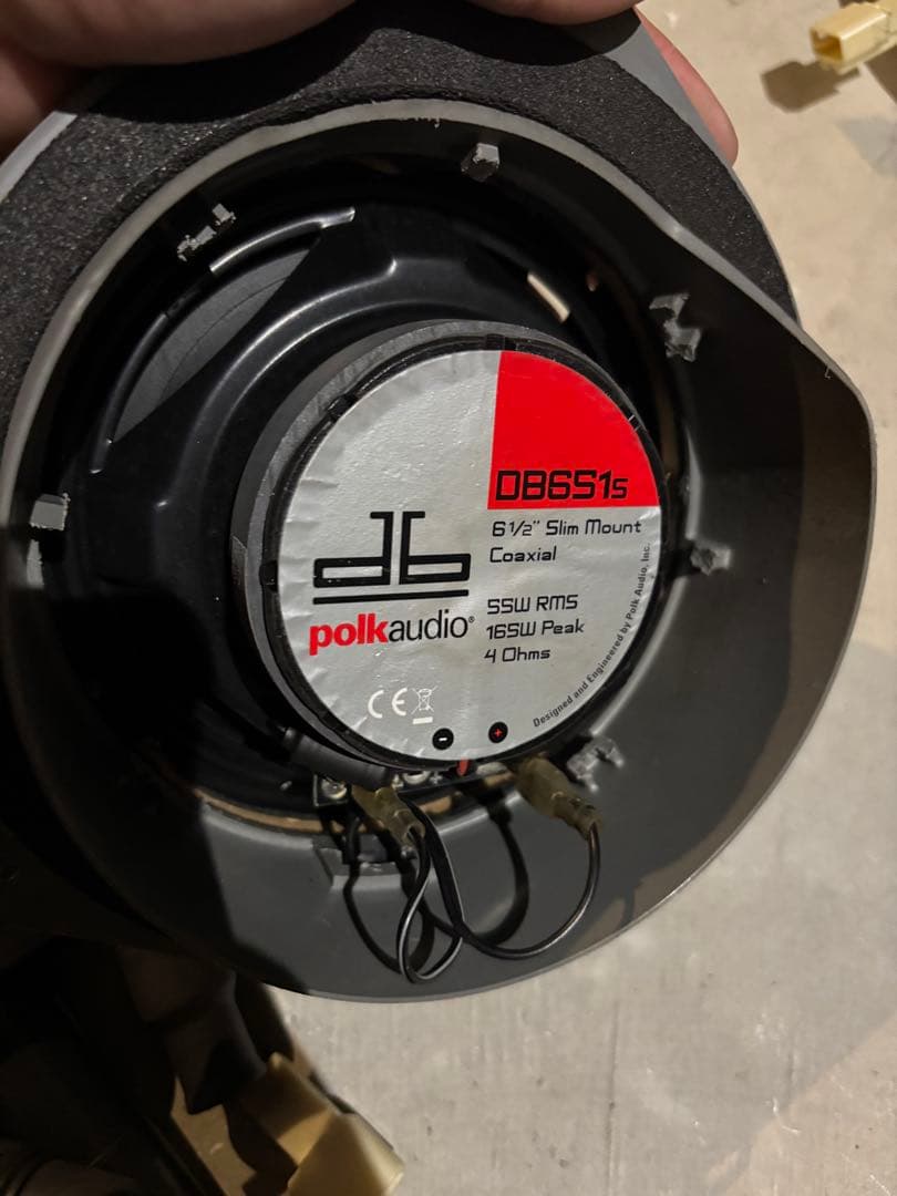 ポークオーディオPolk Audio DB651s 6.5インチ 2個セット