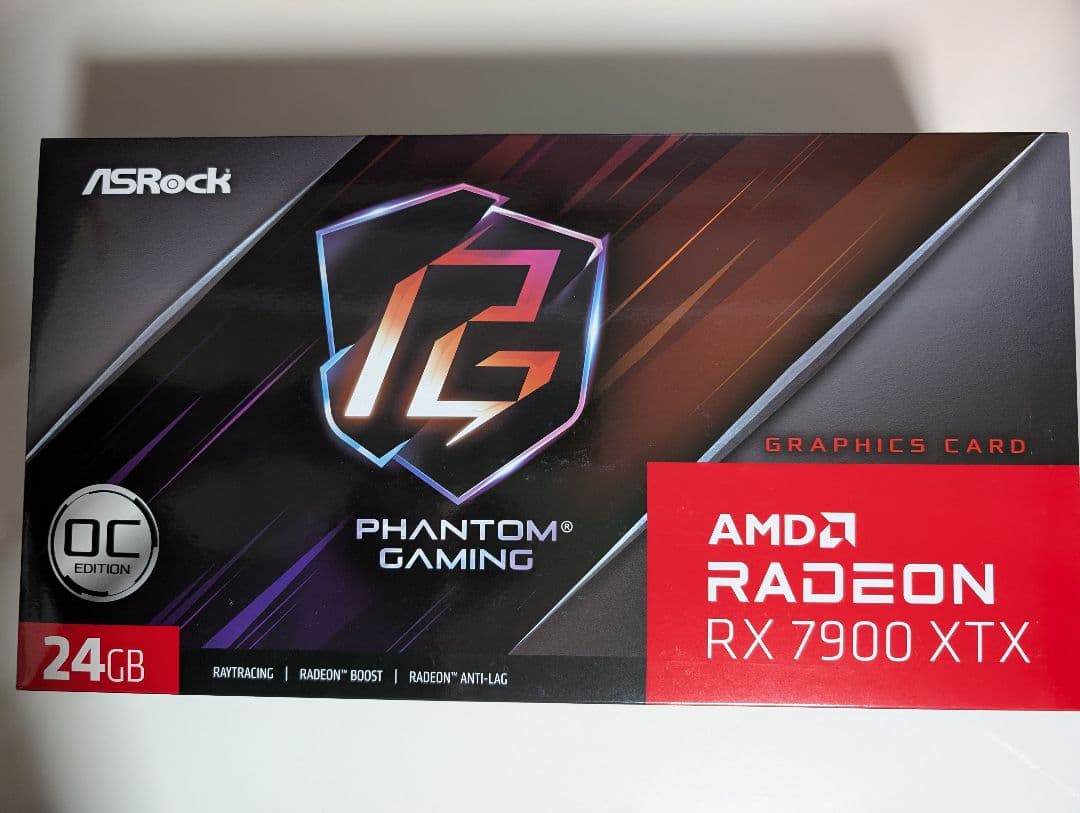 グラフィックボード・グラボ・ビデオカード Radeon RX 7900 XTXPhantom Gaming 24GB OC