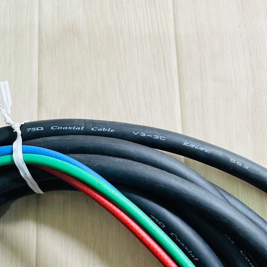 75Ω Coaxial Cable V3-3C CANARE 563 6本
