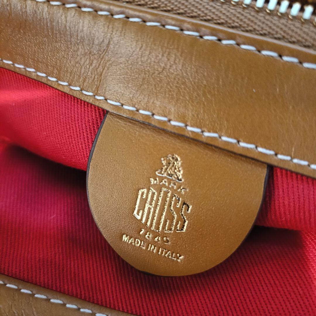 Mark Cross　マーククロス　ストロー バケツ トートバッグ　かごバッグ