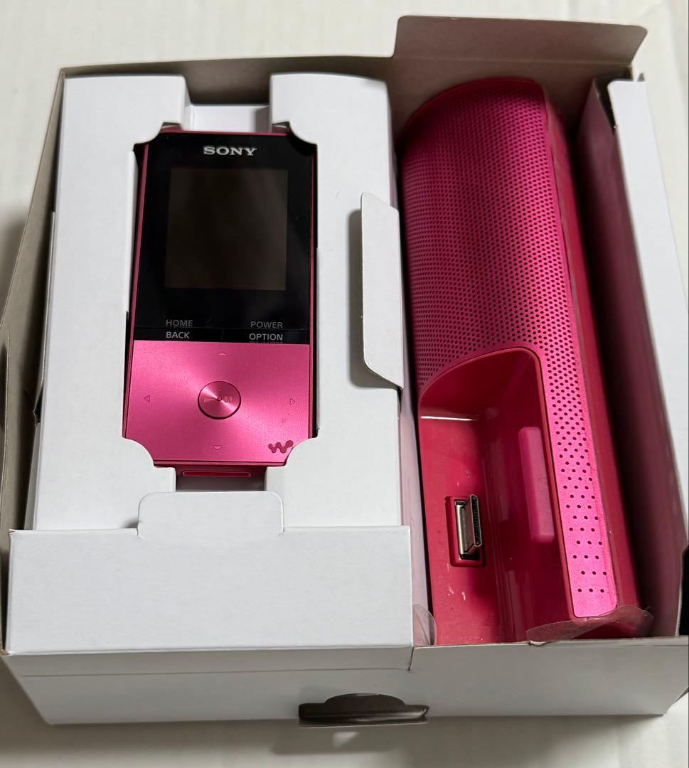 ソニーウォークマン スピーカー付属 nws315 ピンク