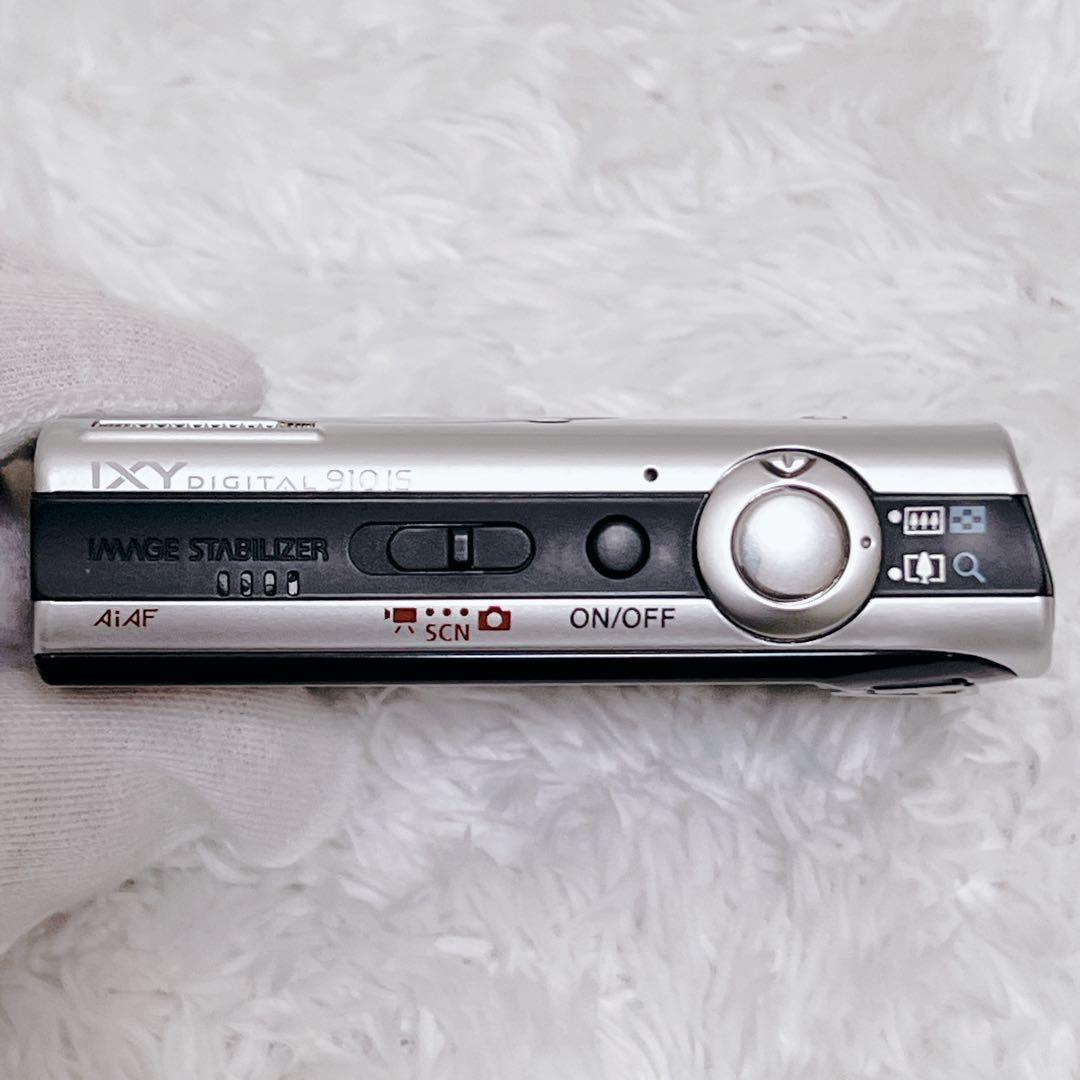 【美品】Canon IXY DIGITAL 910 IS シルバー コンデジ