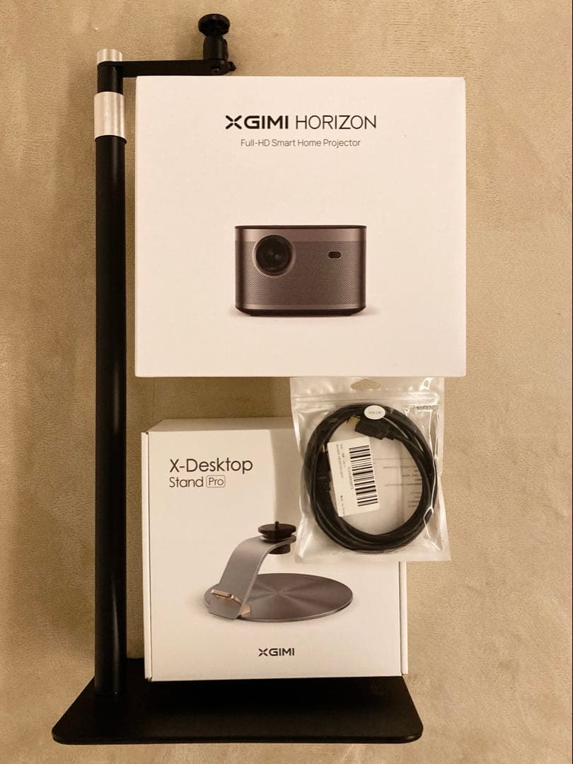 XGIMI プロジェクター 本体、スタンド、ケーブル