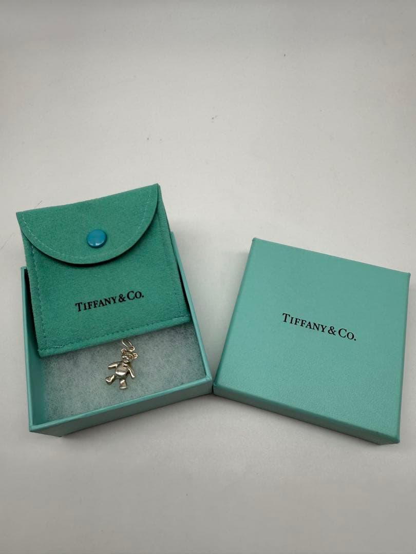 ❤️美品❤️ティファニー テディベア ベア チャーム ペンダント シルバー