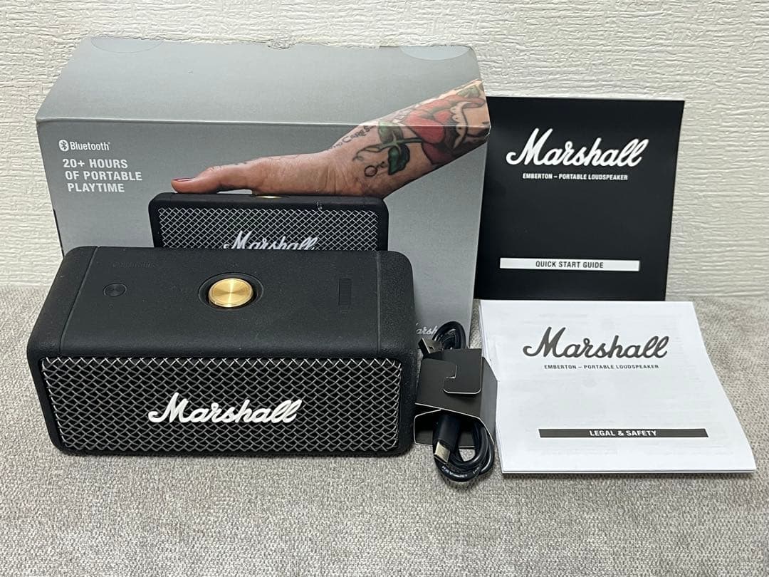 Marshall EMBERTON ブラック マーシャル　　Bluetooth