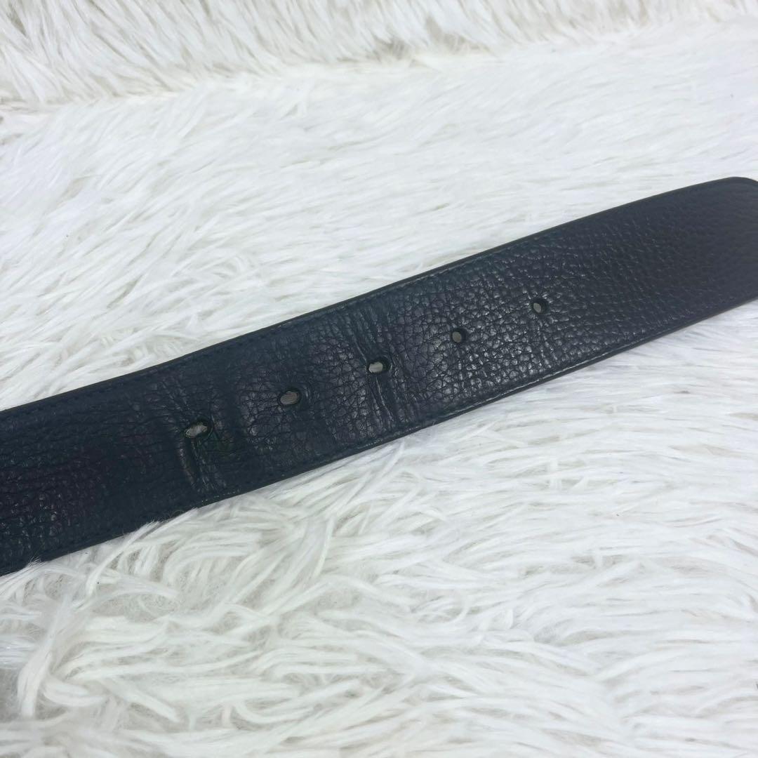 GUCCI グッチ リバーシブル ベルト インターロッキング レザー