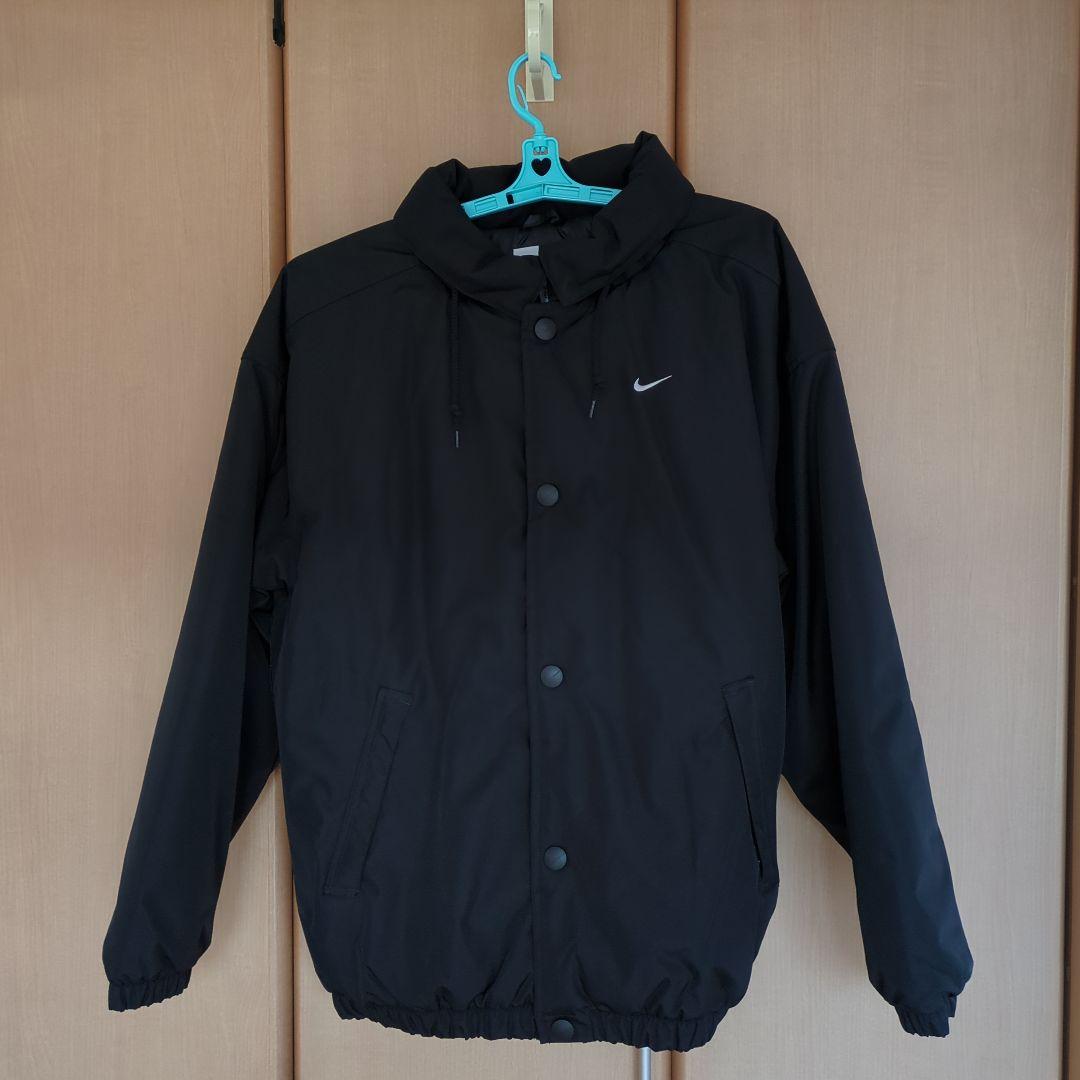 【専用】美品　NIKE　ソロスウッシュ　パファー 黒 ナイロンジャケット 中綿入