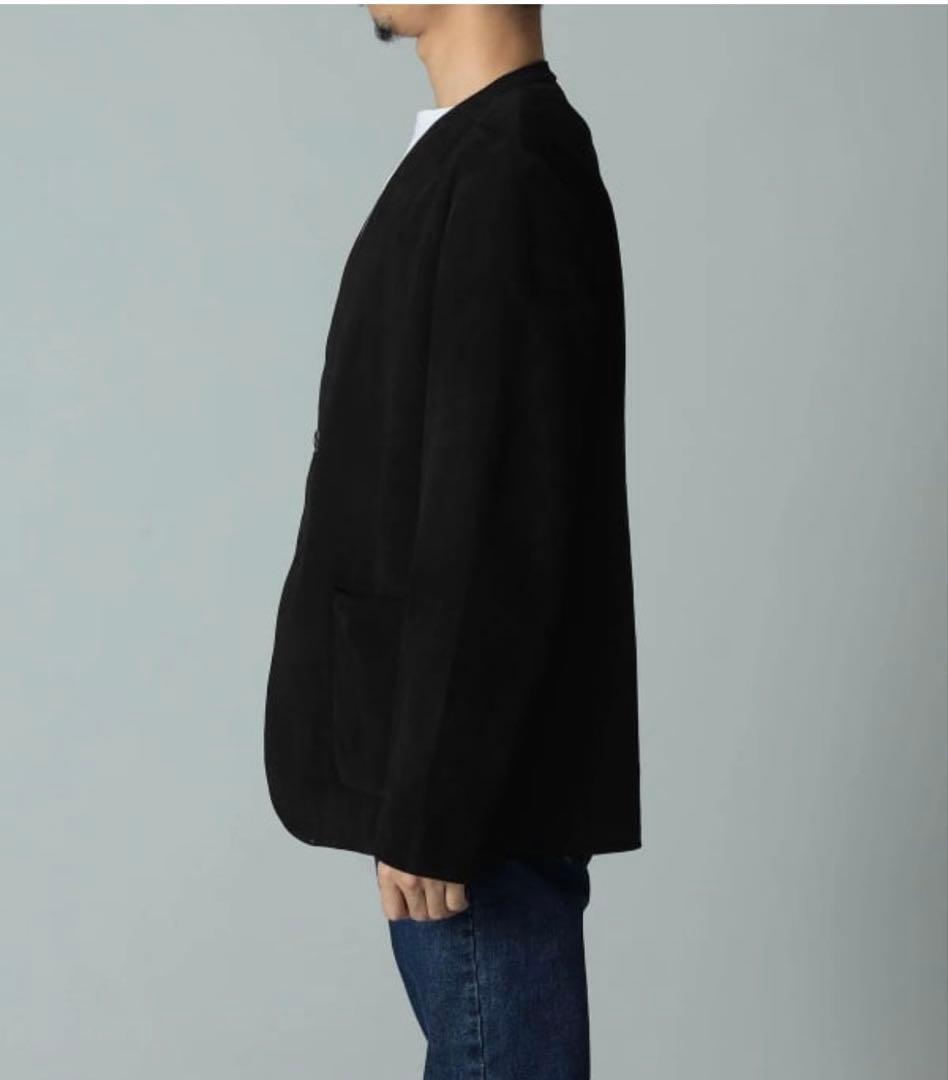 QUATTROCCHI ゴートスエード ノーラペル ジャケットサイズ48