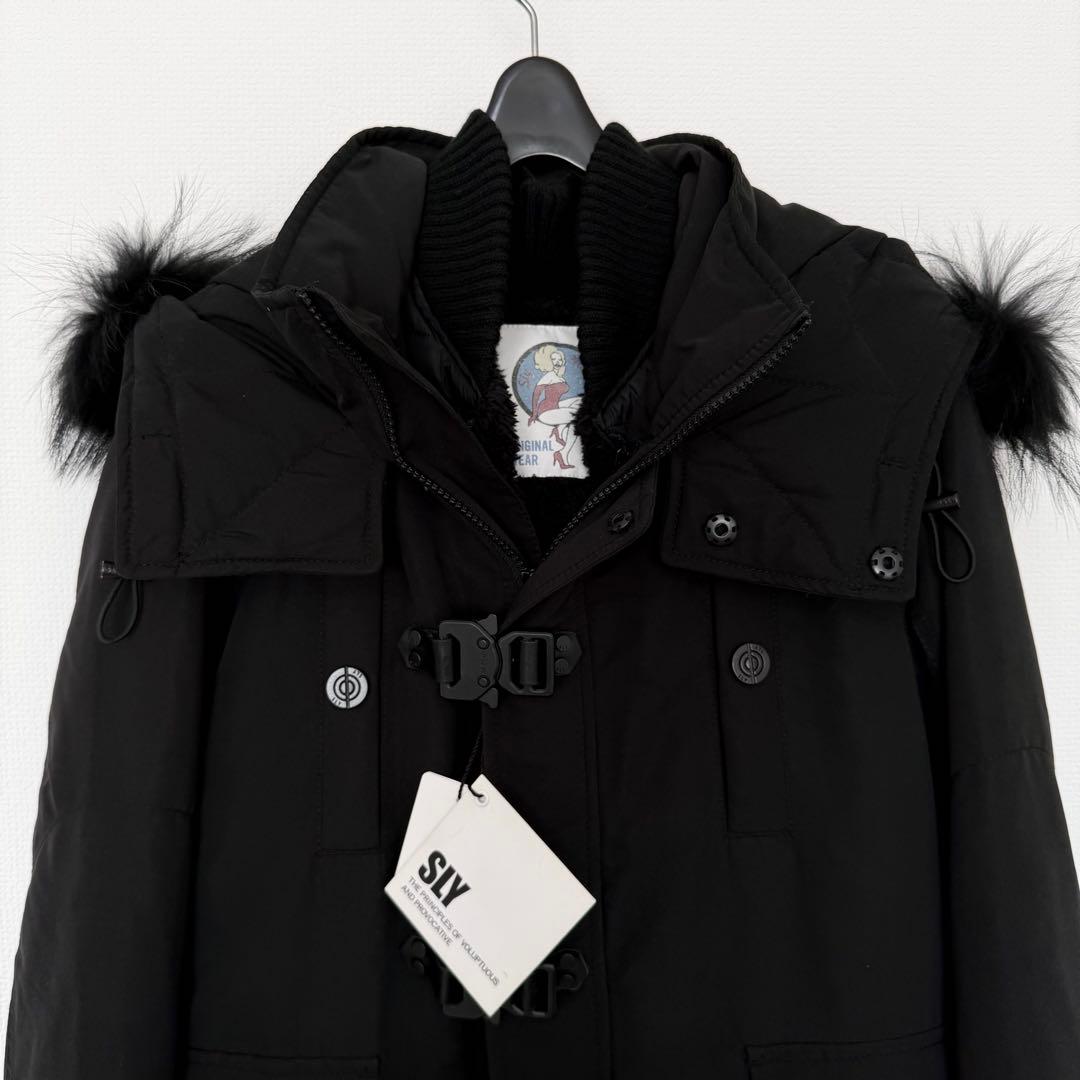 ★新品タグ付き★希少 y2k SLY N3B ダウン ボアライナーモッズコート