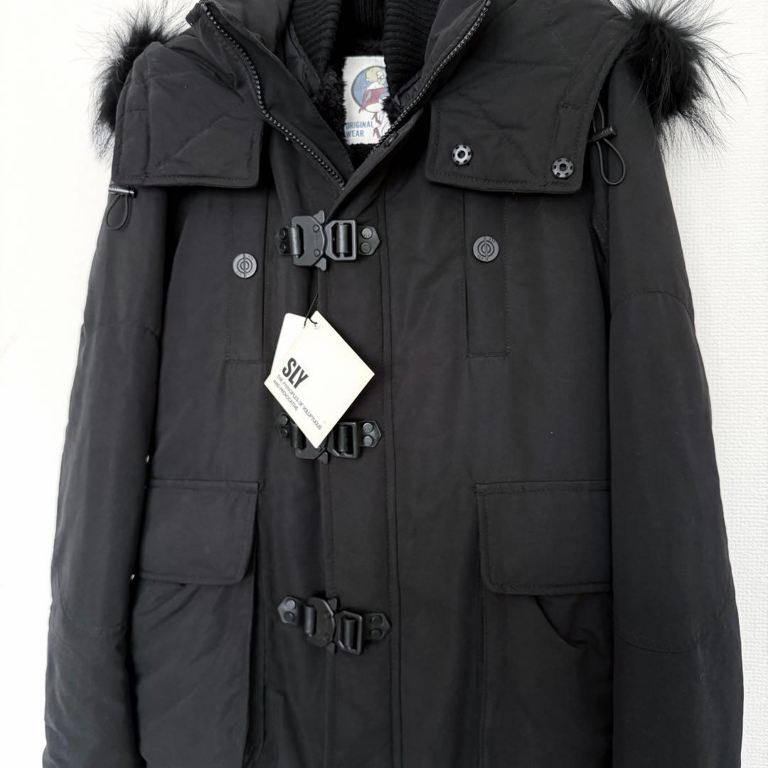 ★新品タグ付き★希少 y2k SLY N3B ダウン ボアライナーモッズコート