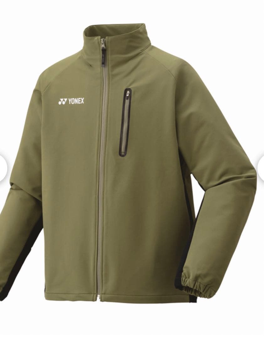 YONEX ヨネックス　MENウォームアップ　オリーブ　Lサイズ