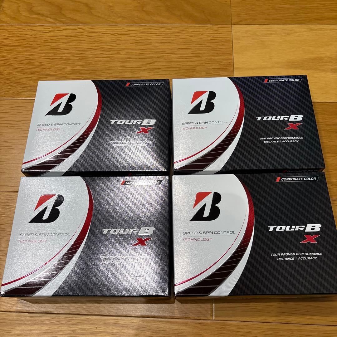 Bridgestone TOUR B X ゴルフボール 4箱セット