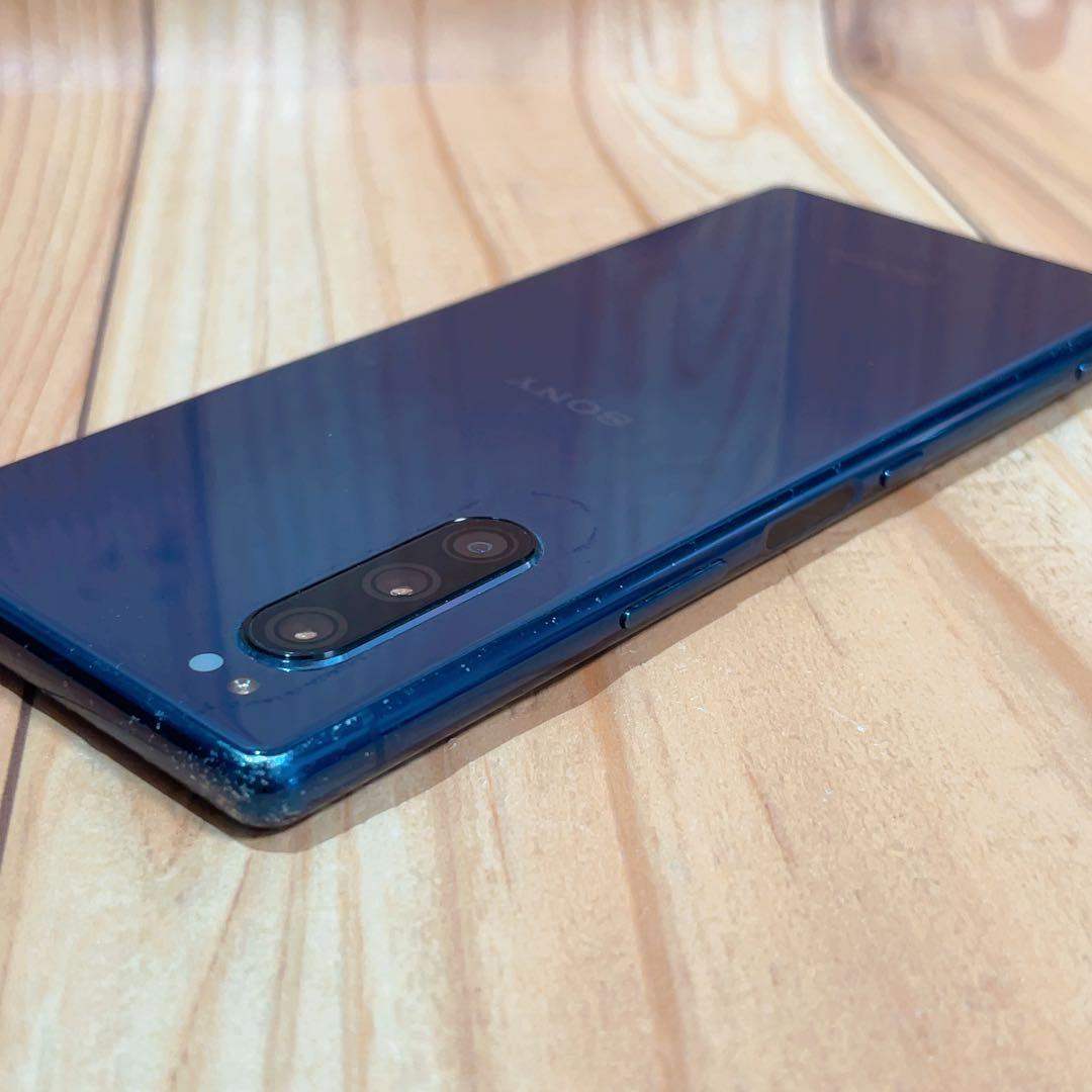 SIMフリー 本体 Xperia 5 SO-01M 64GB 148G4 ブルー