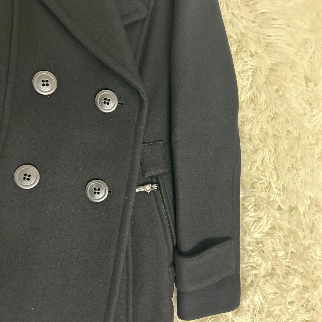 極美品！バーバリーブルーレーベル ピーコート　ノバチェック　ロング　36