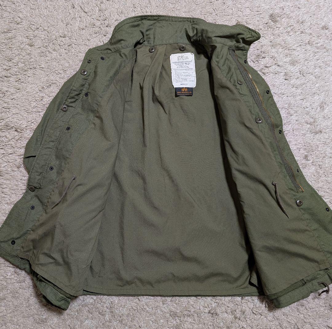 90s ALPHA 米国製 フィールドジャケット M-65 ミリタリー ＸＬ