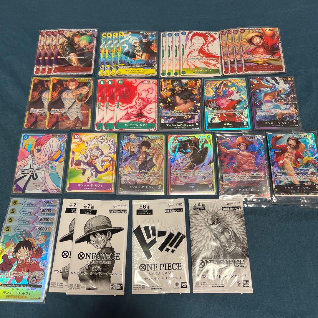 ワンピースカード　まとめ売り　プロモ　シークレット　エラーカード　未開封品付き