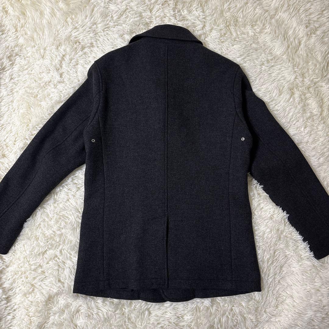 【美品】SHIPS SUPER140'S ウール メルトン キルティング M