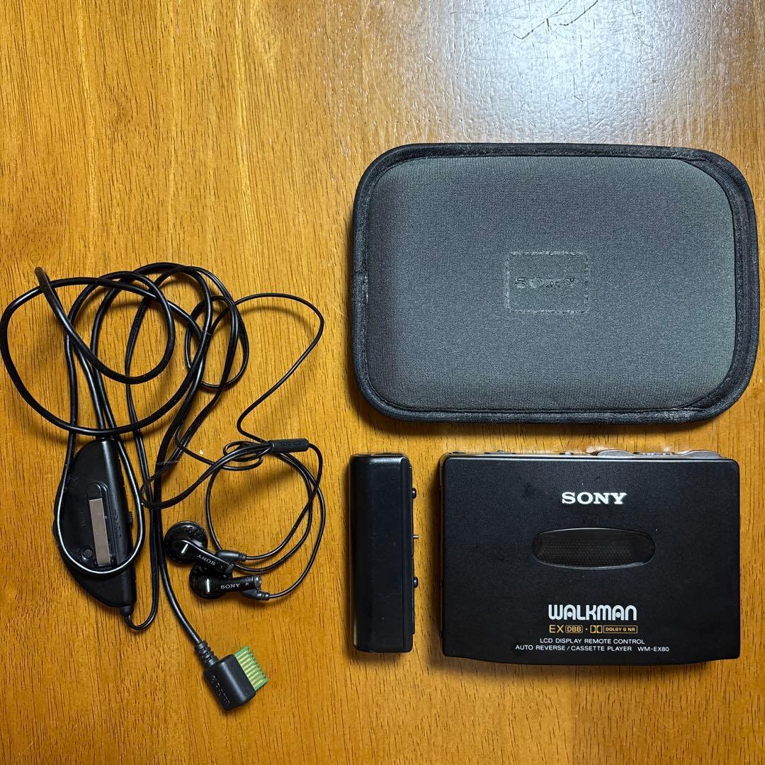 【日本製】SONY ウォークマンWM-EX80 カセットプレーヤー　ジャンク品