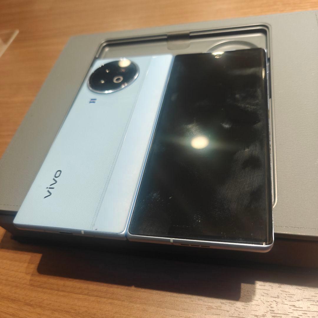 vivo X Fold2 256GB 12GB RAM 青 折りたたみスマホ