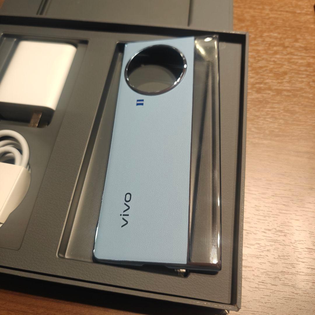 vivo X Fold2 256GB 12GB RAM 青 折りたたみスマホ