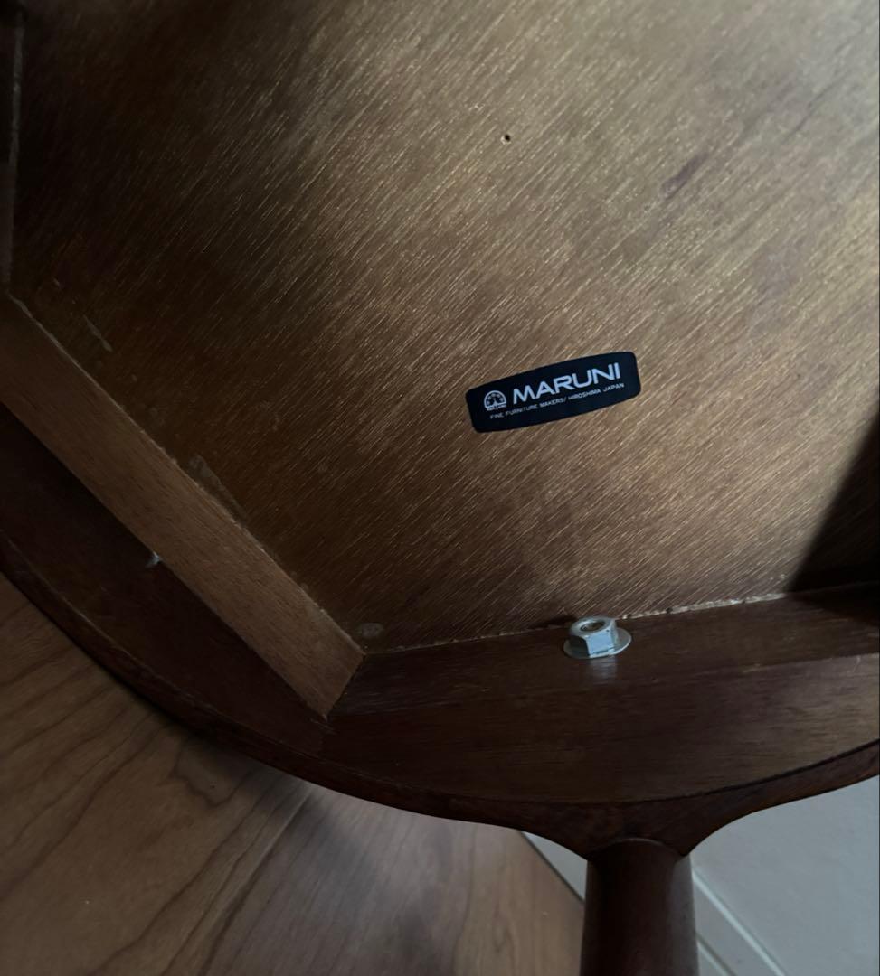 マル二　サイドテーブル丸型