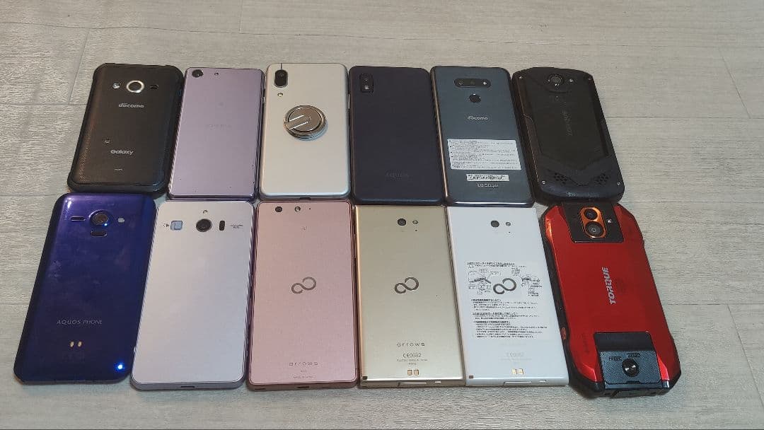 まとめ売り12台 スマートフォン本体セット通電確認済み