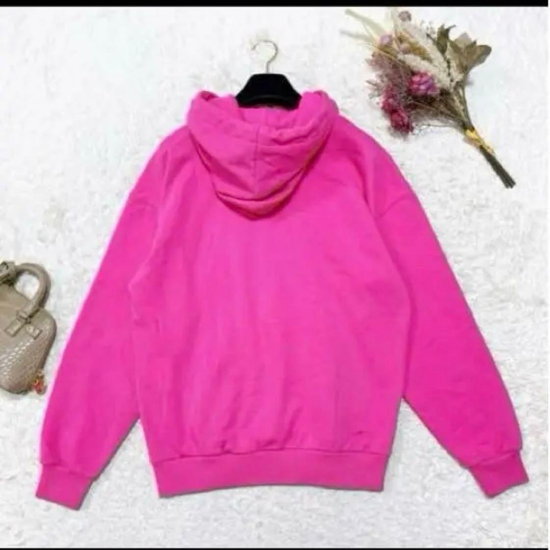 色希少 CELINE ピンク パーカー