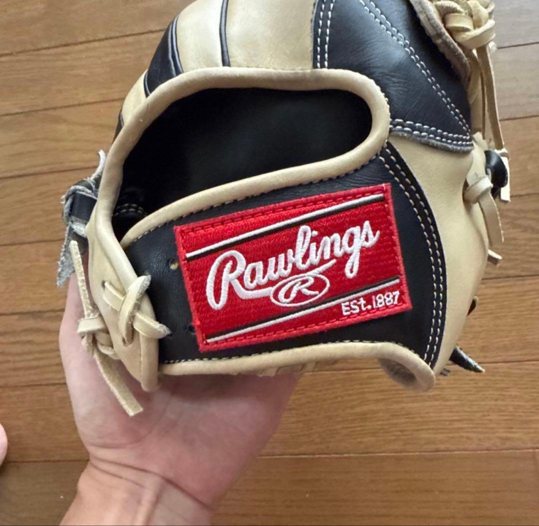Rawlings 軟式グローブ ベージュ/黒