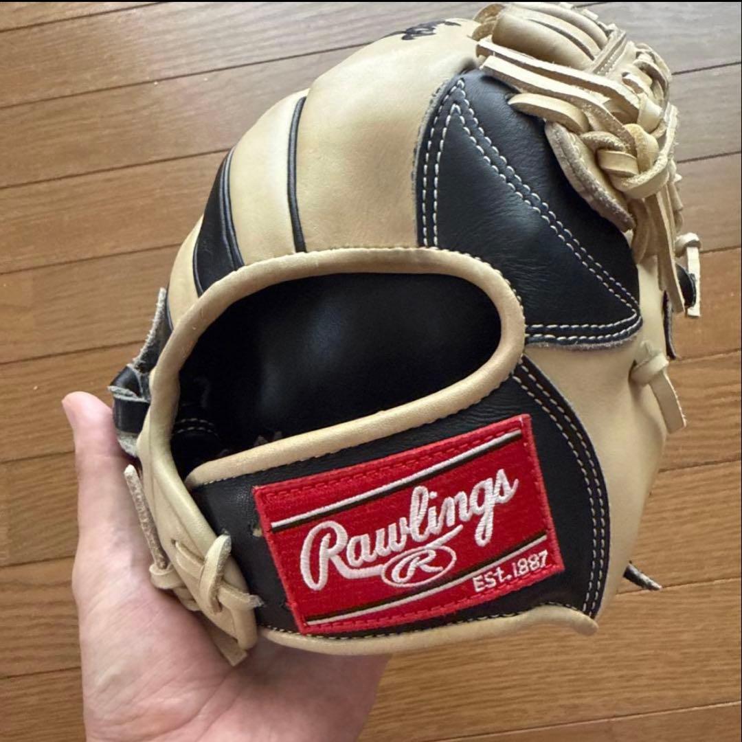 Rawlings 軟式グローブ ベージュ/黒