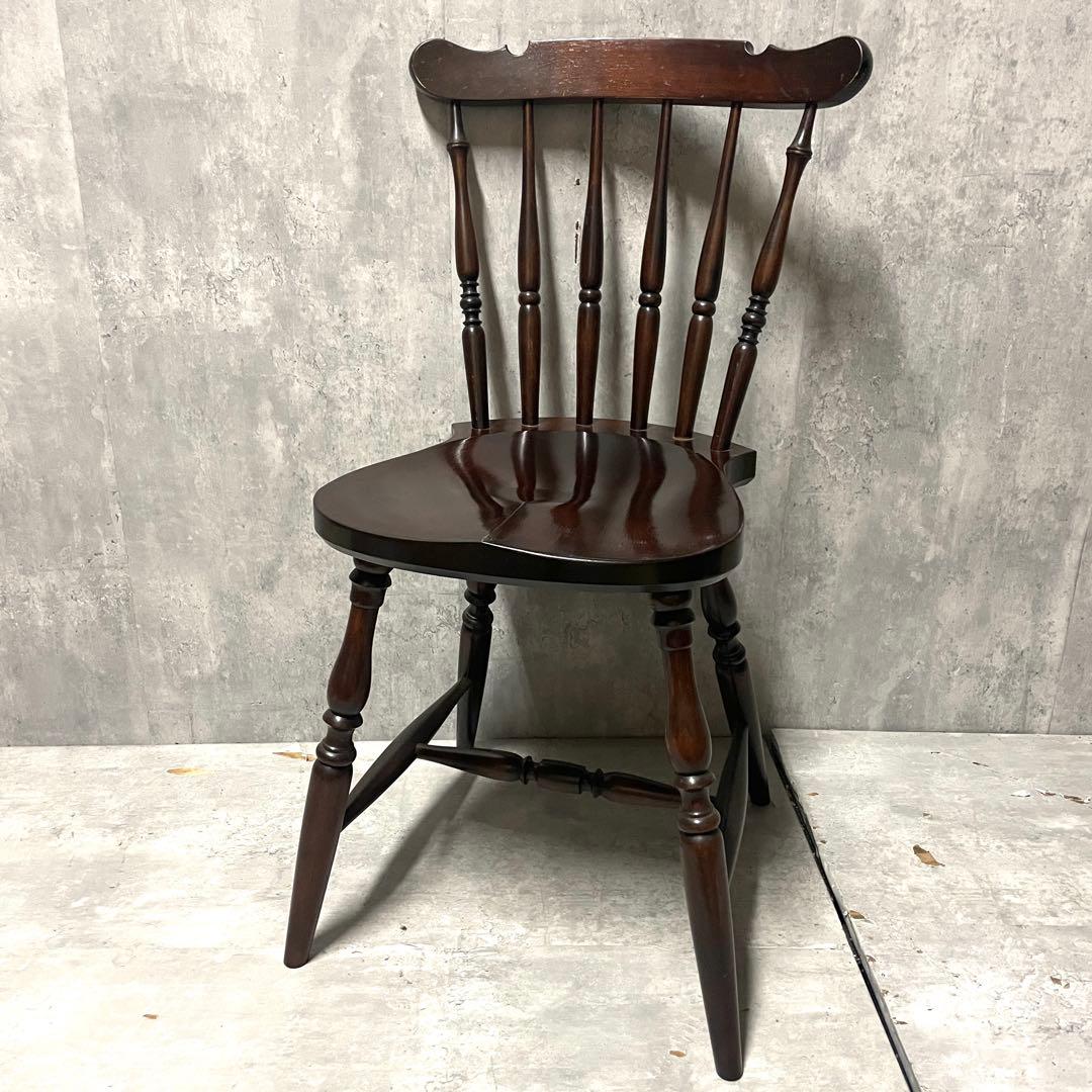 Bubu  松本民芸家具 SP型 スピンドルチェア① 銘入り