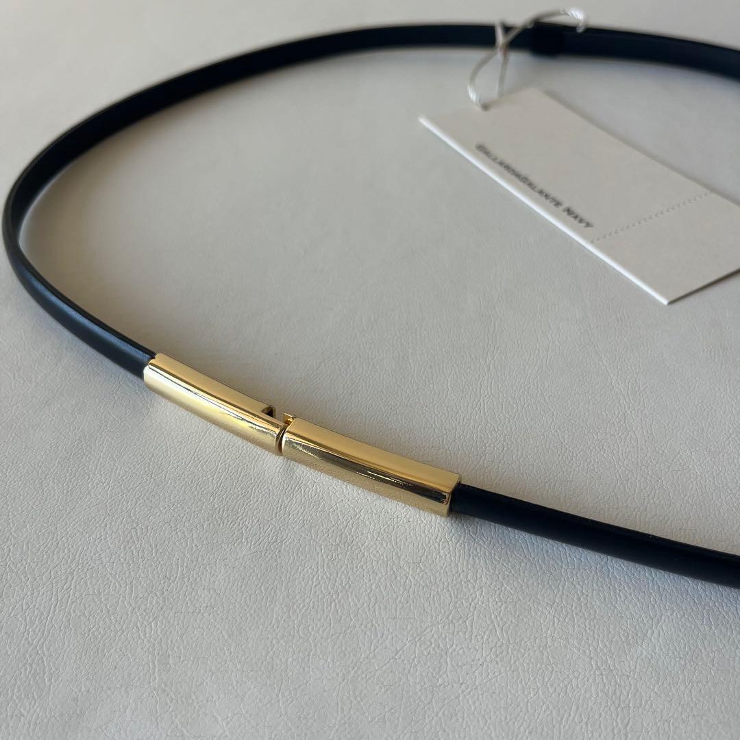 【新品】ガリャルダガランテ　スティックナローベルト　ブラック