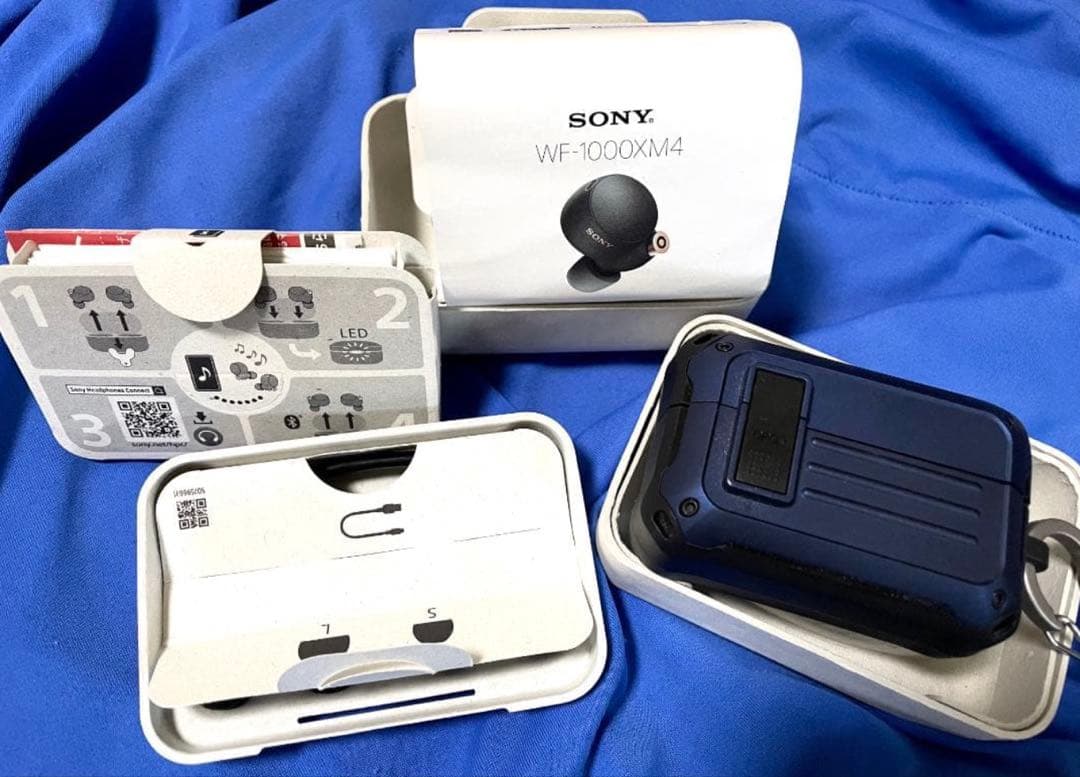 Sony WF-1000XM4 ブラック + ケース 完動品