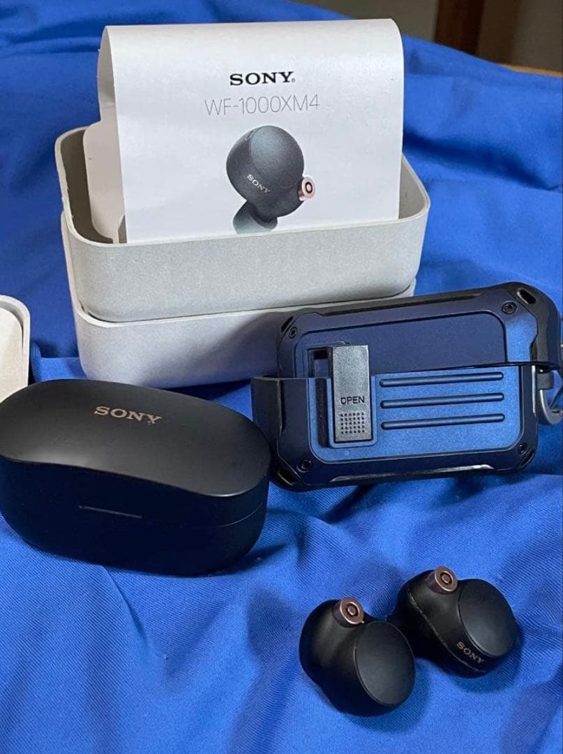 Sony WF-1000XM4 ブラック + ケース 完動品
