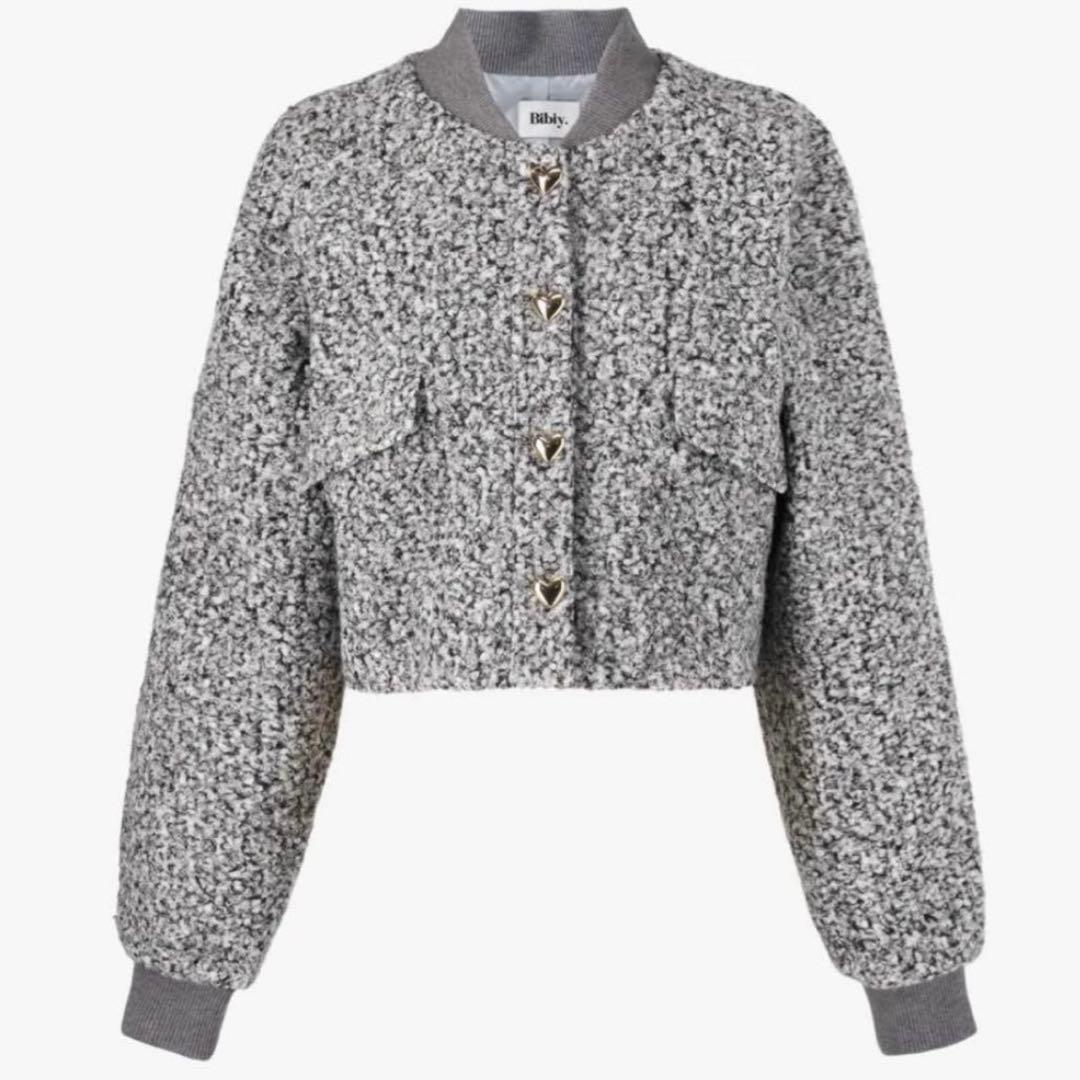 Bibiy. AMOUR BLOUSON GRAY ビビィ ブルゾン アウター