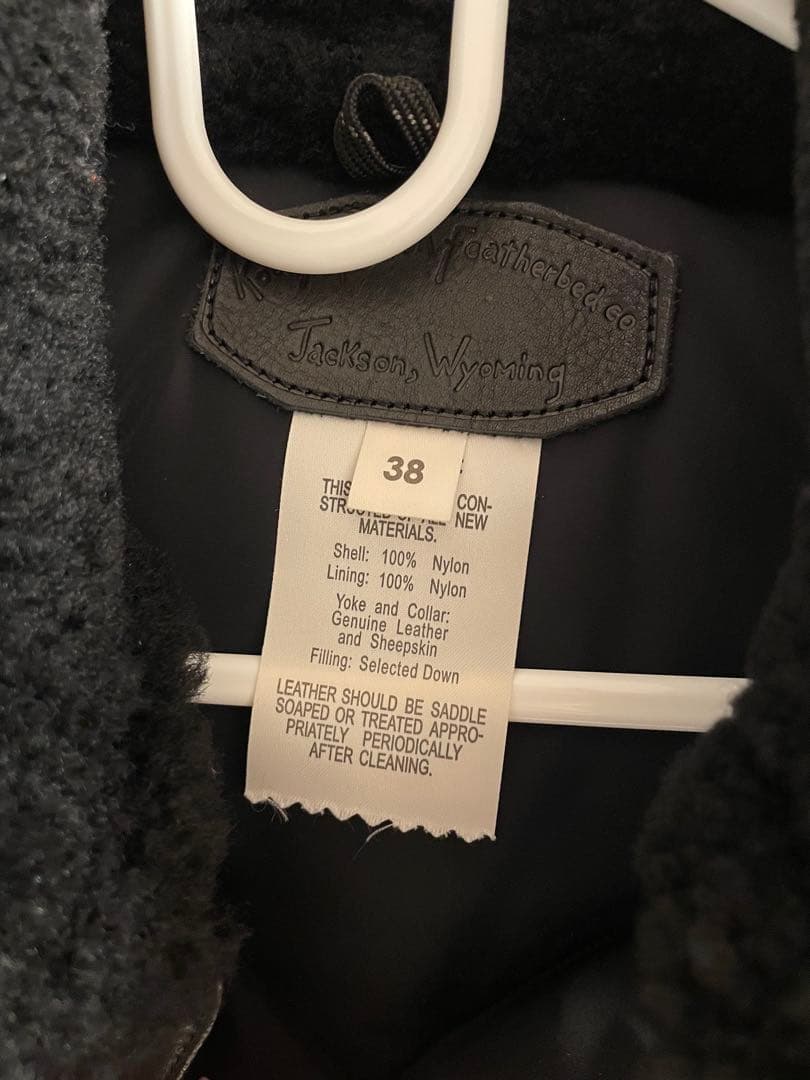 【美品】ロッキーマウンテンダウンベスト黒 38