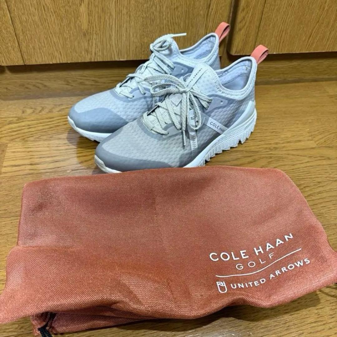 COLE HAAN GOLF シューズ グレー 収納袋付き