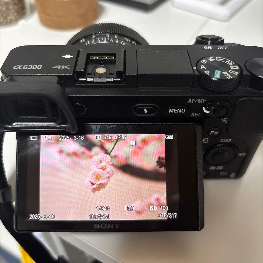 SONY α デジタルカメラ 50mm F2.0レンズ付き