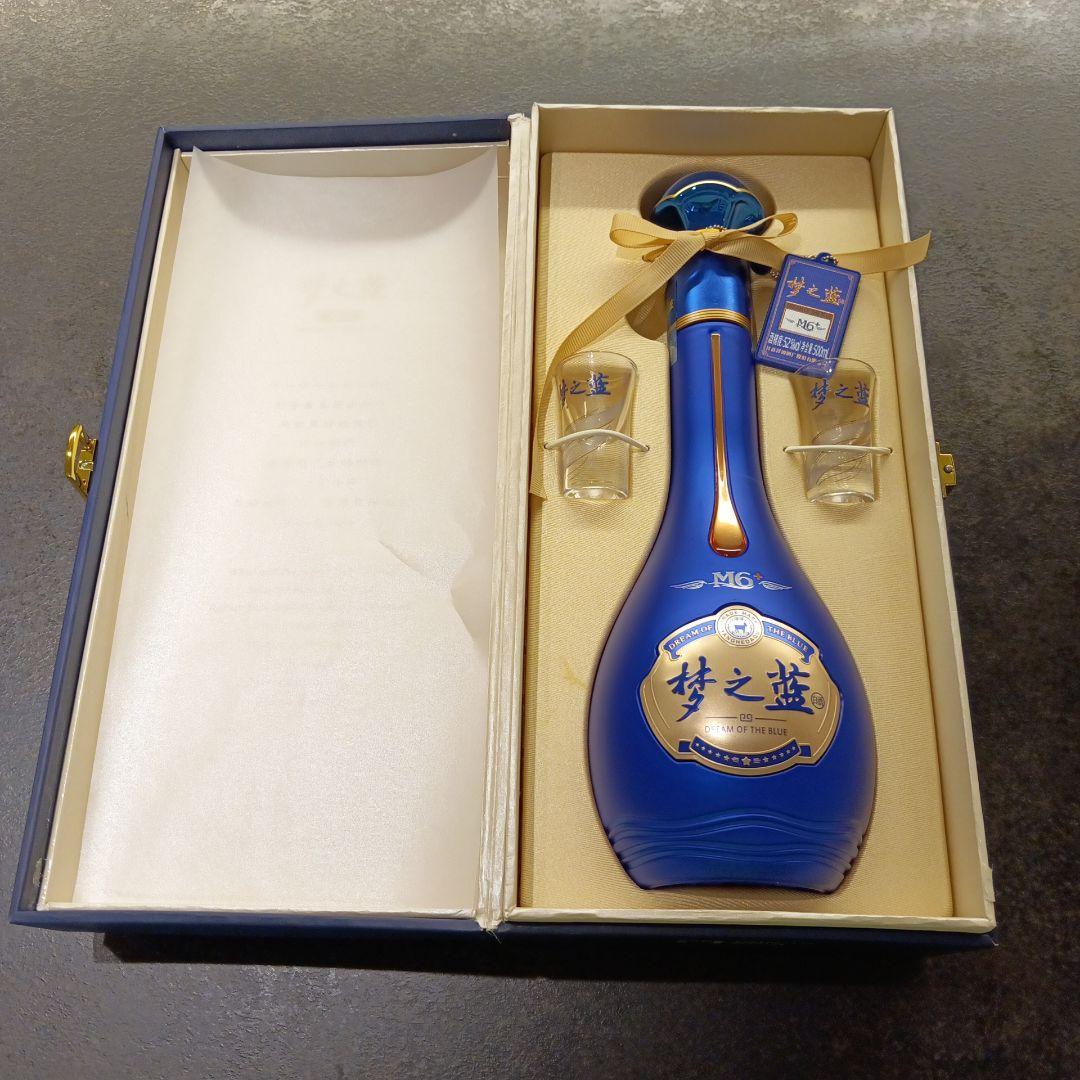 テ*サ様 中国酒 白酒 夢之藍(dream of blue)M6+ グラス付き