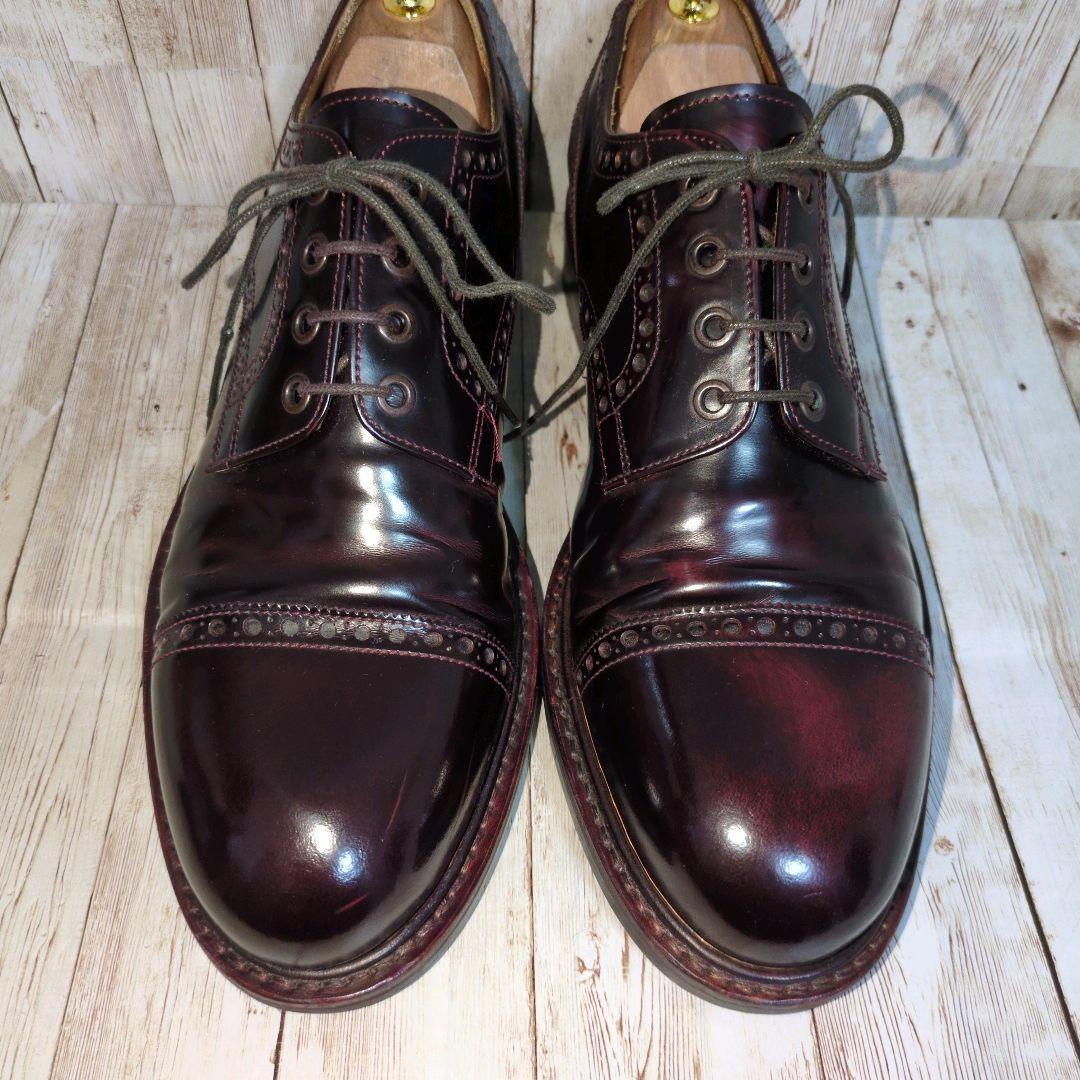 【Jalan Sriwijaya】ストレートチップ☆バーガンディ☆ダイナイト