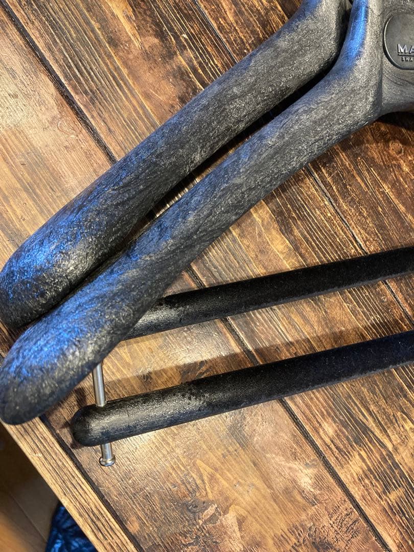 MAINETTI ハンガー ７本セット　サイズ43　ブラック