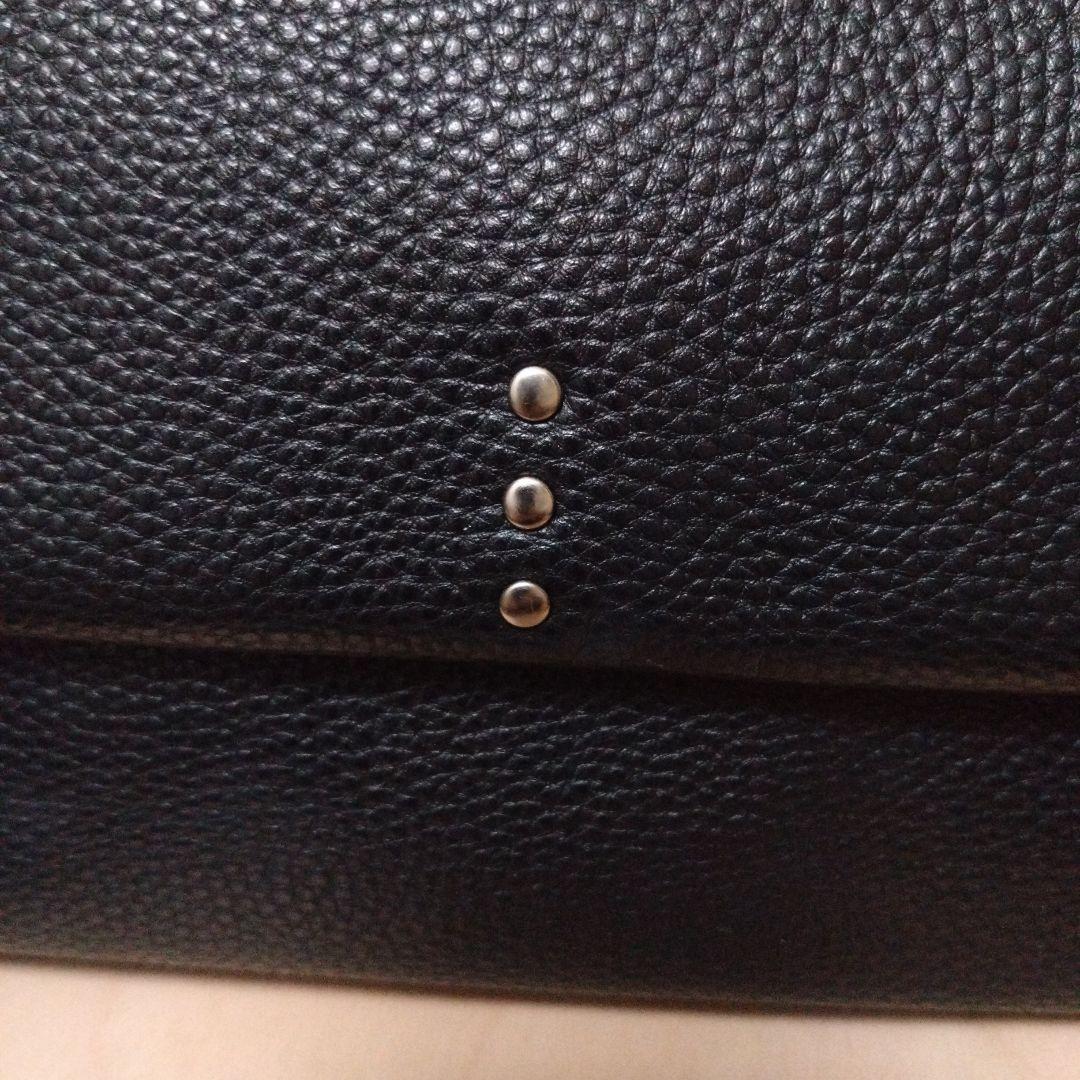 ear PAPILLONNER ワイドテープ ショルダーバッグ　ブラック