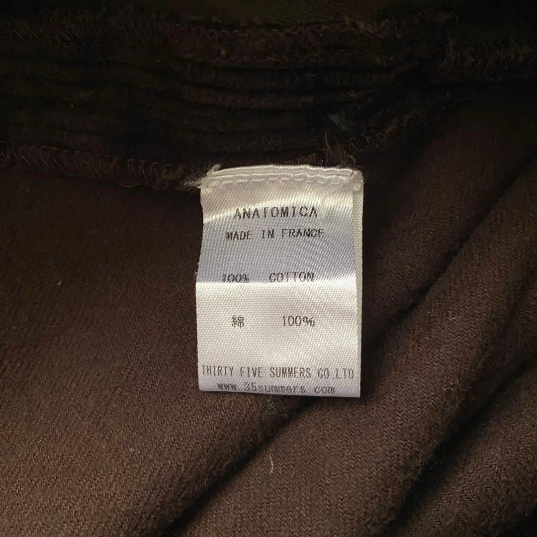 anatomica tango pants コーデュロイ　パンツ　38