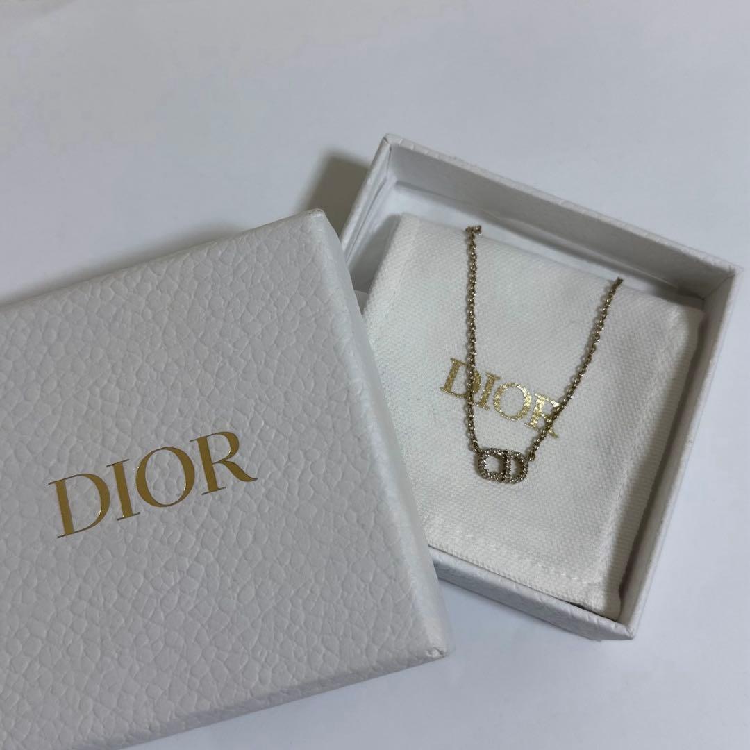 正規品 Dior Clair D Lune CDロゴ Diorネックレス