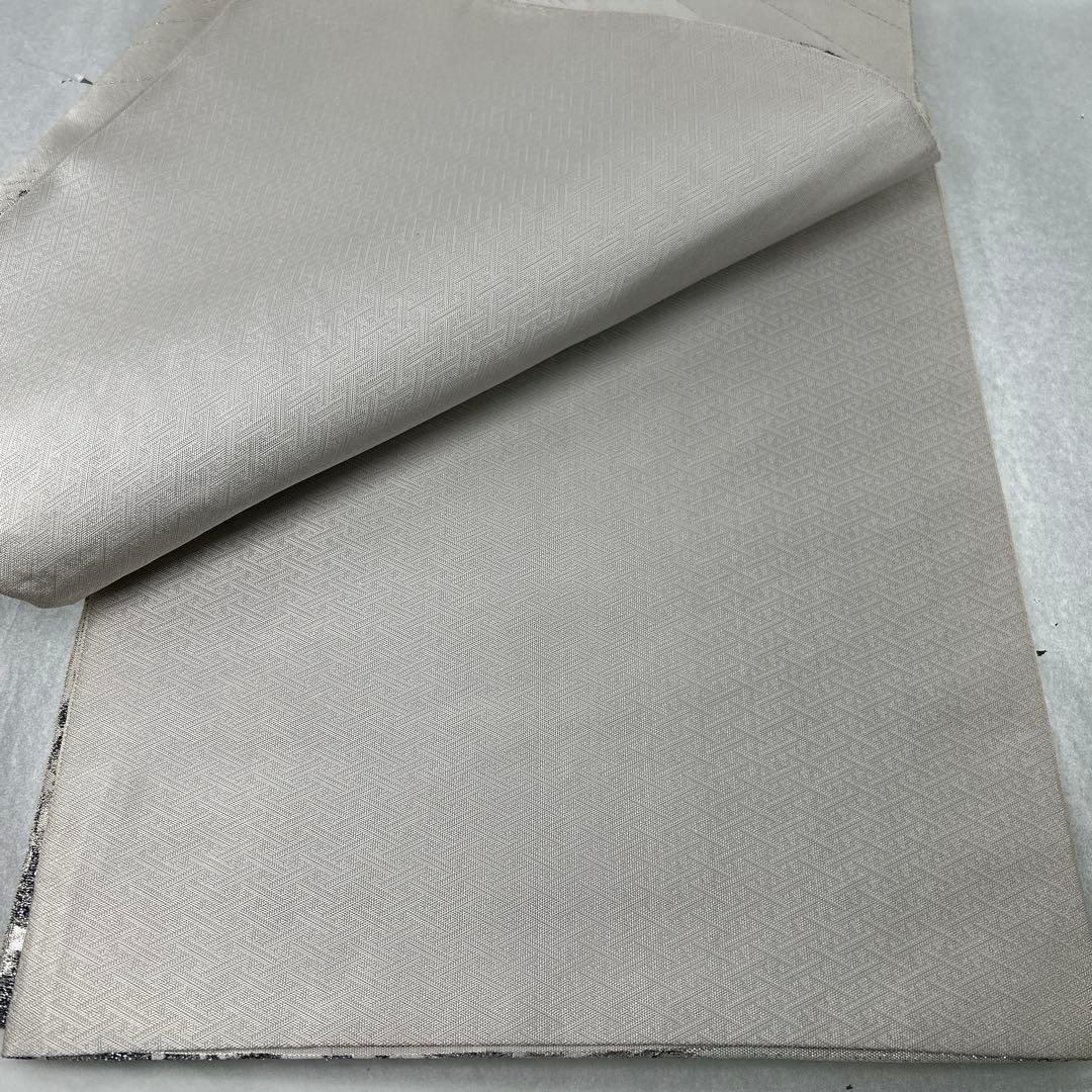 日本の風景 六通柄袋帯 淡いクリーム色1226