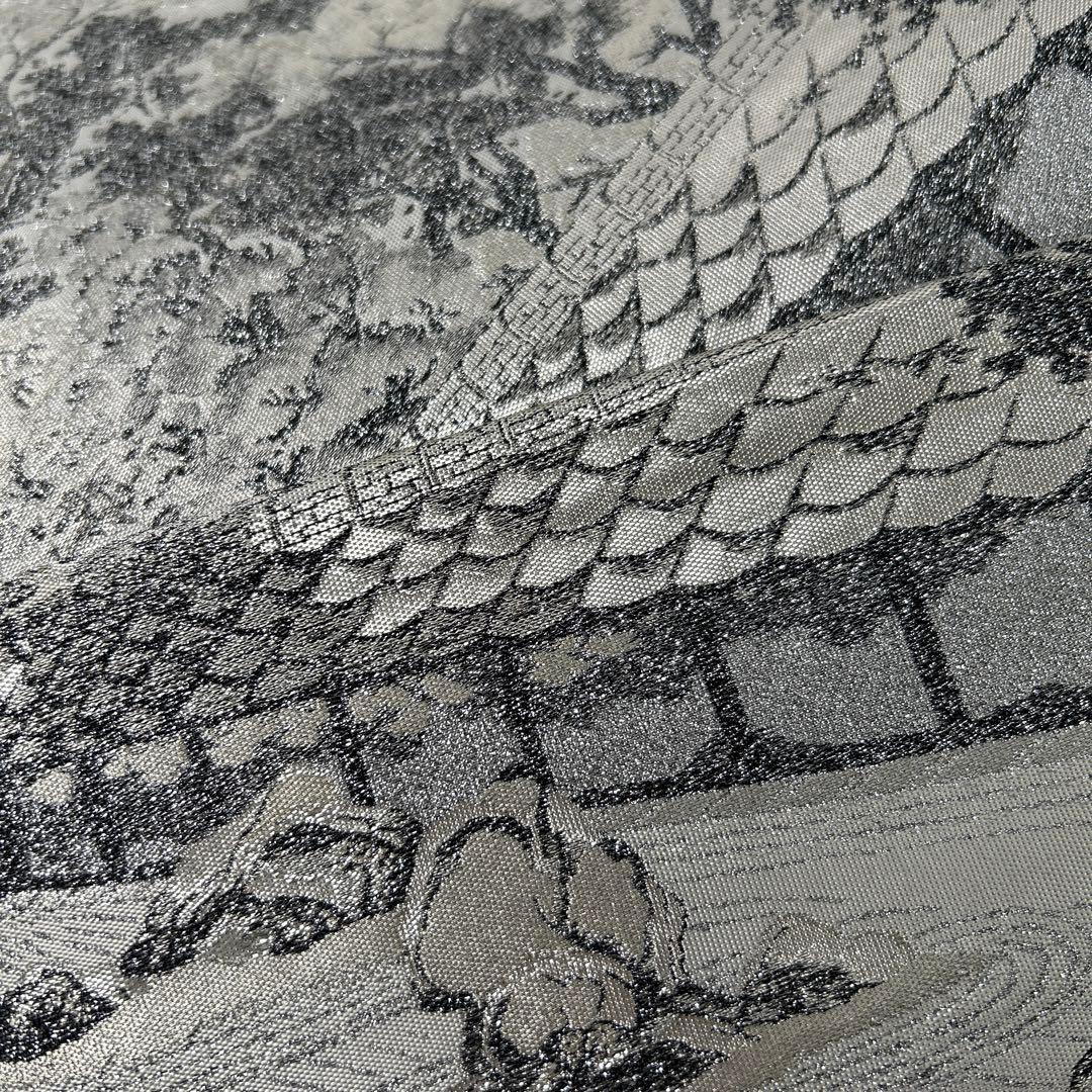 日本の風景 六通柄袋帯 淡いクリーム色1226