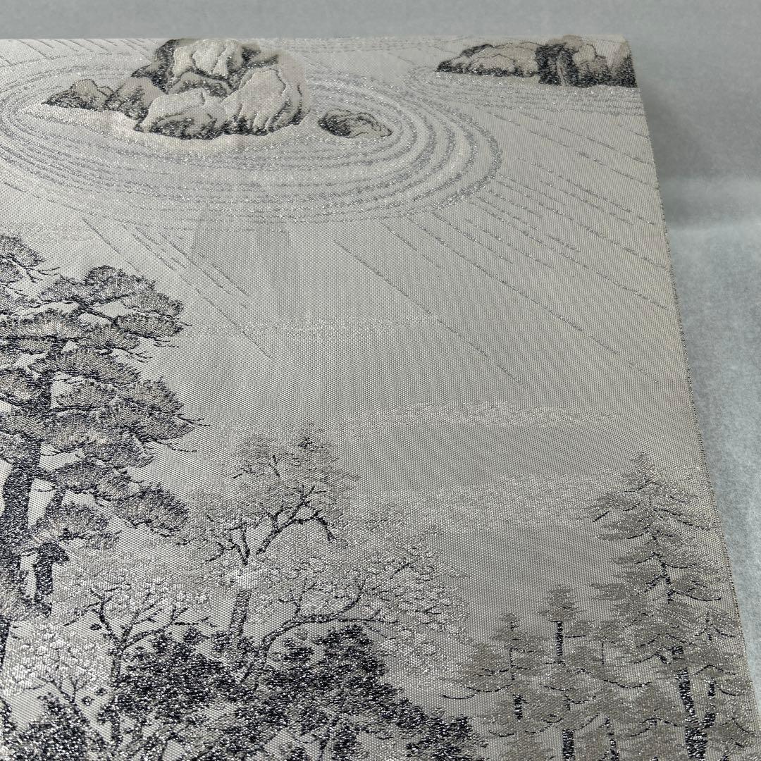 日本の風景 六通柄袋帯 淡いクリーム色1226