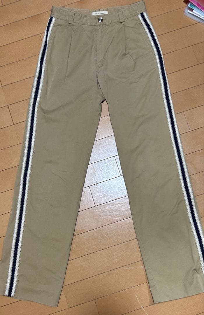 パンツ WALESBONNER 22ss MALINKE PLEATED TROUSER